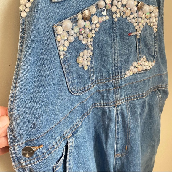 Carhartt Denim Overalls Ladies Size Medium 8/10 - Picture 8 of 10